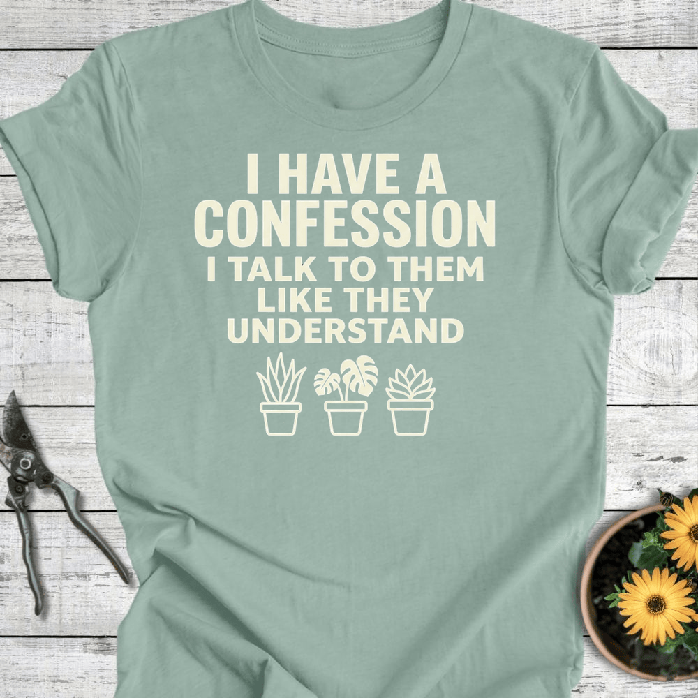 Printify T-Shirt Dusty Blue / S Confession III T-Shirt