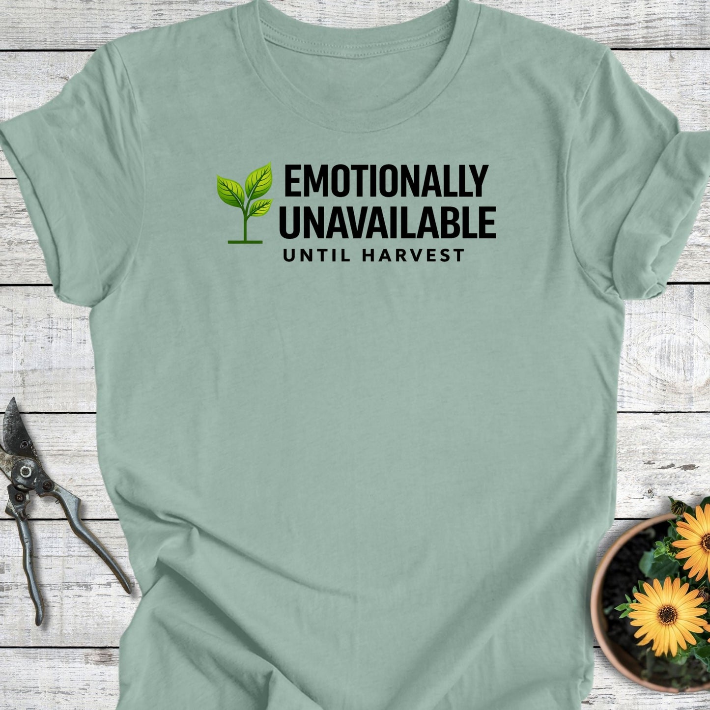 Printify T-Shirt Dusty Blue / S Emotionally Unavilable T-Shirt