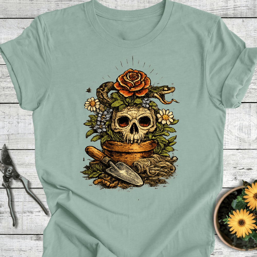 Printify T-Shirt Dusty Blue / S From Soil We Grow T-Shirt