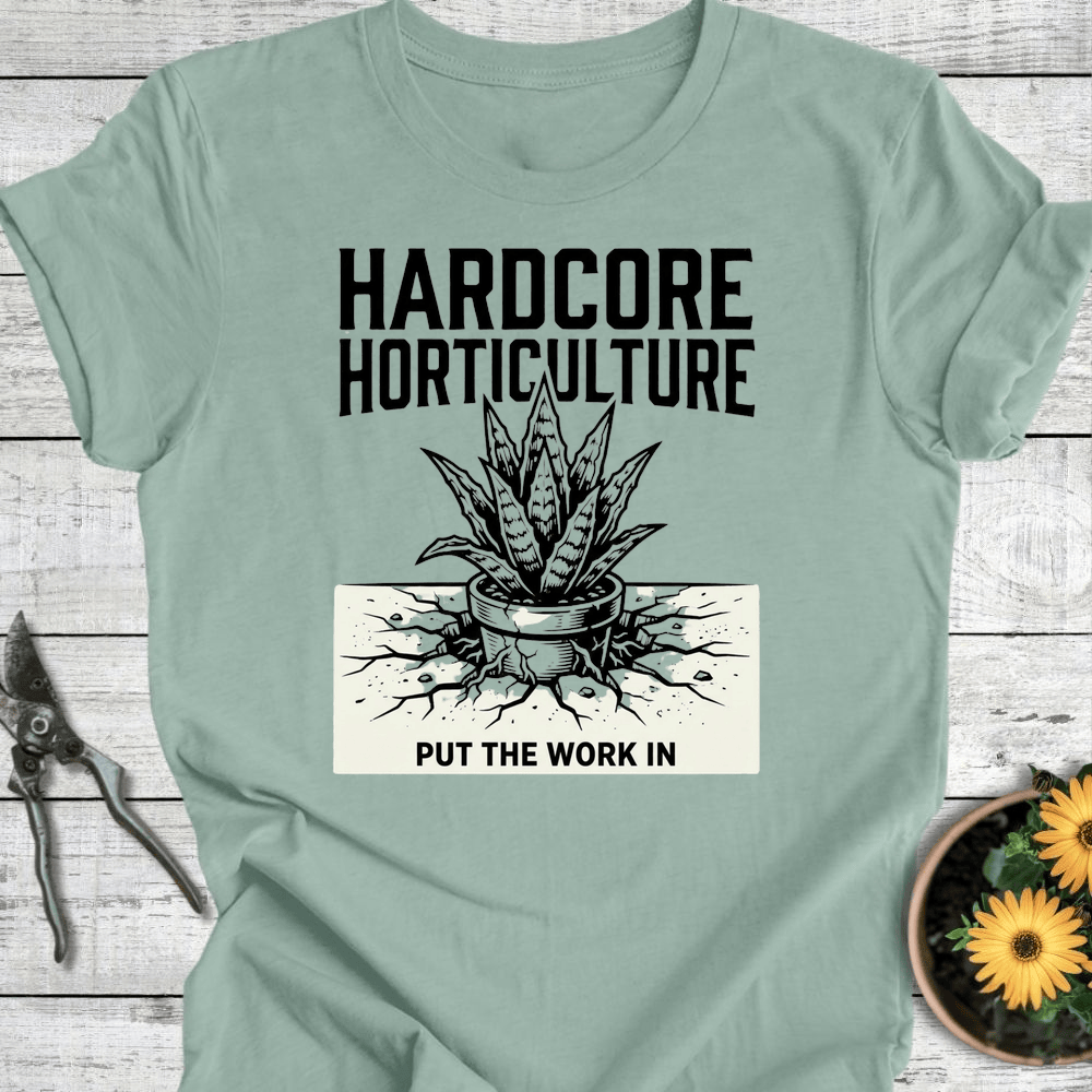 Printify T-Shirt Dusty Blue / S Hardcore Horticulture II T-Shirt