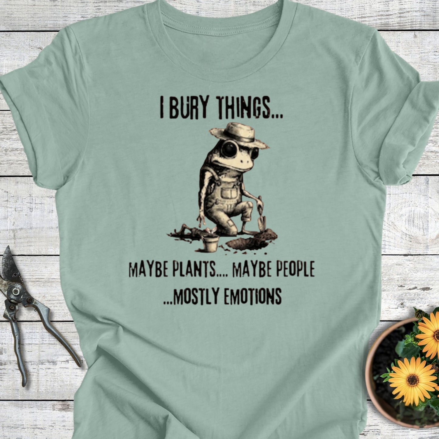 Printify T-Shirt Dusty Blue / S I Bury Things III T-Shirt