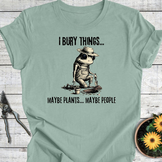 Printify T-Shirt Dusty Blue / S I Bury Things T-Shirt