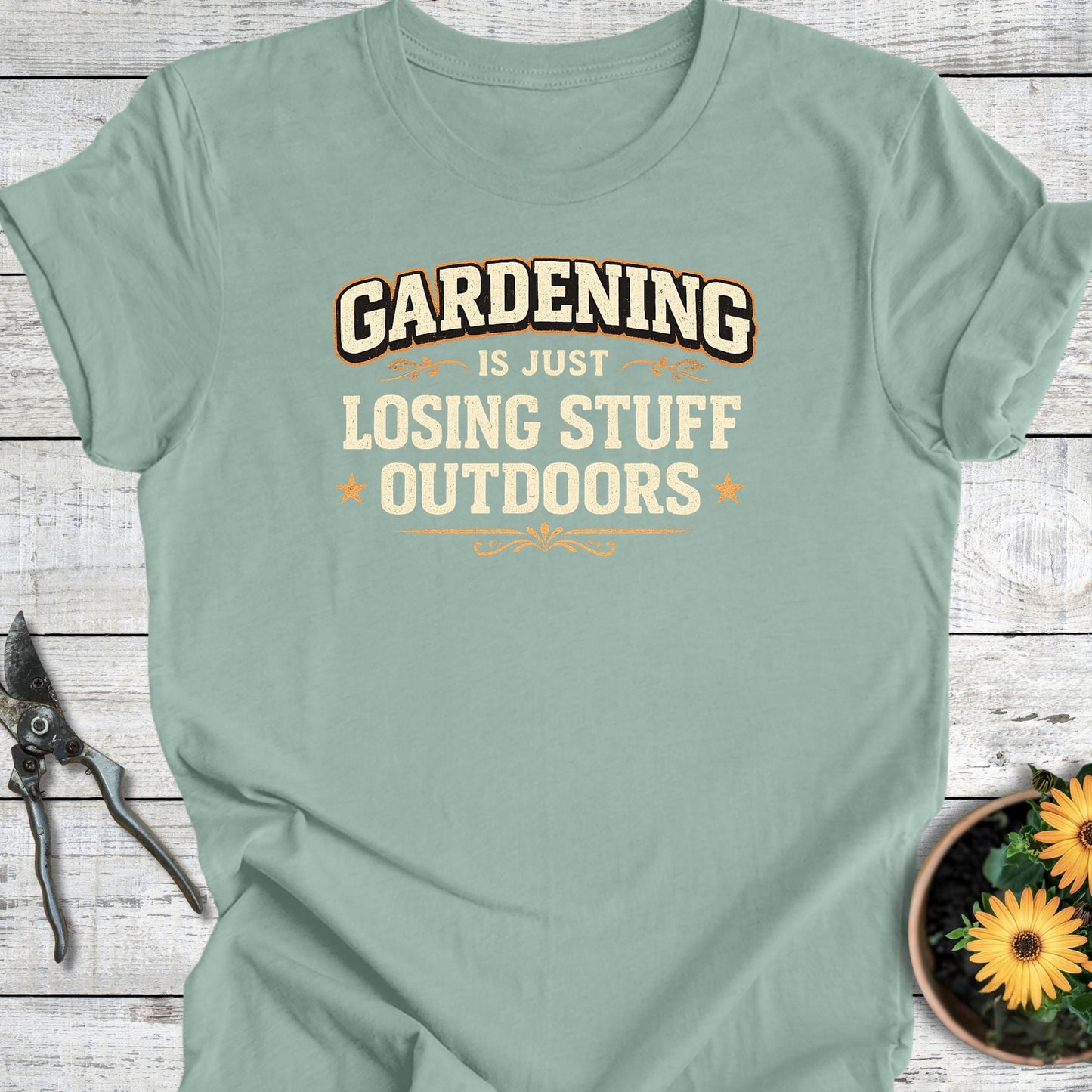 Printify T-Shirt Dusty Blue / S Losing Stuff T-Shirt