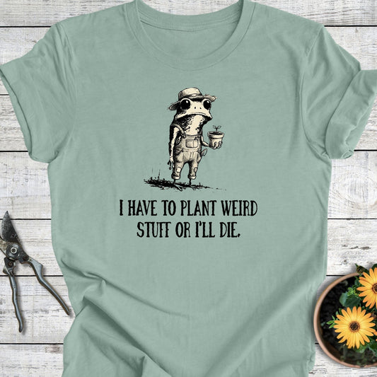 Printify T-Shirt Dusty Blue / S Wierd Stuff T-Shirt