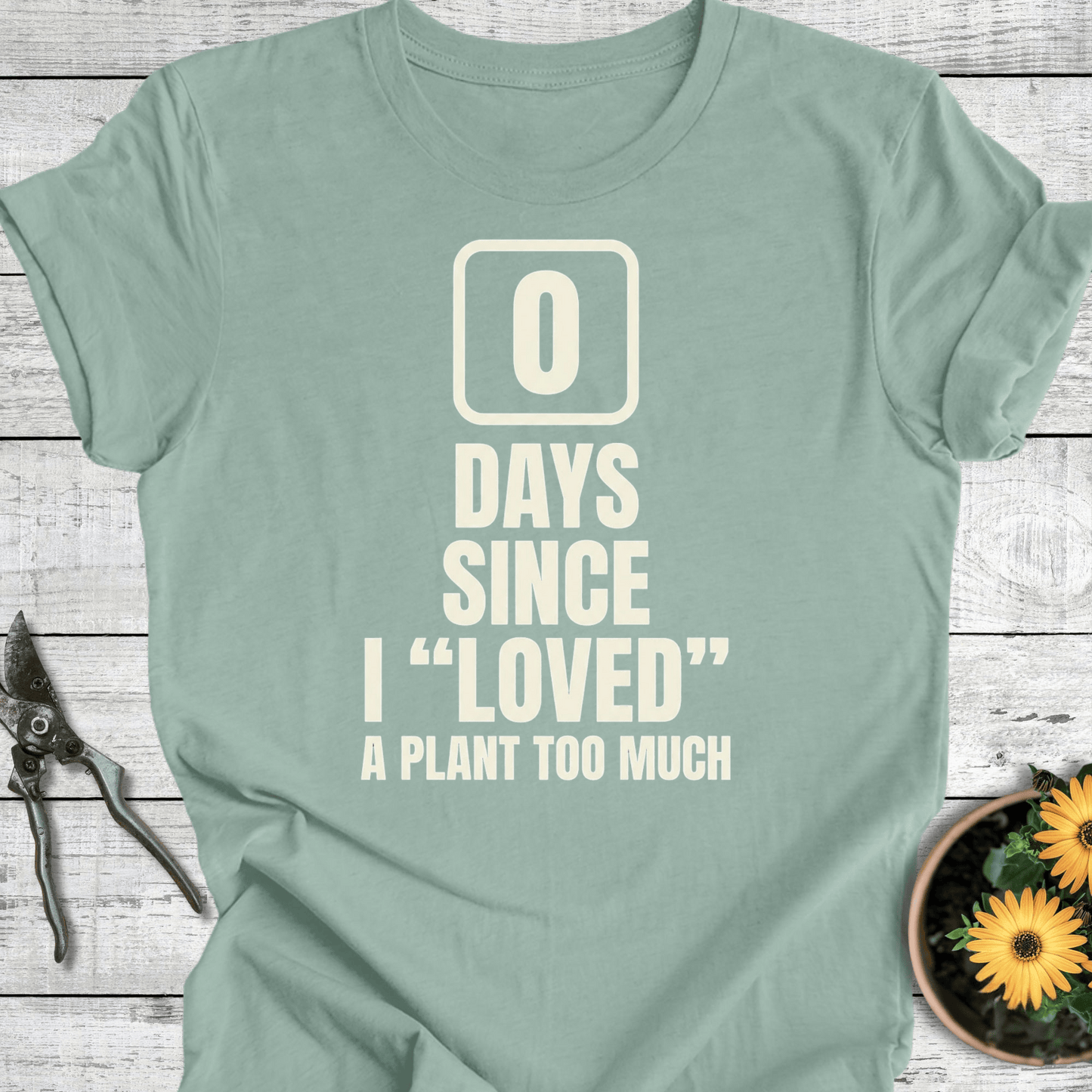 Printify T-Shirt Dusty Blue / S Zero Days T-Shirt