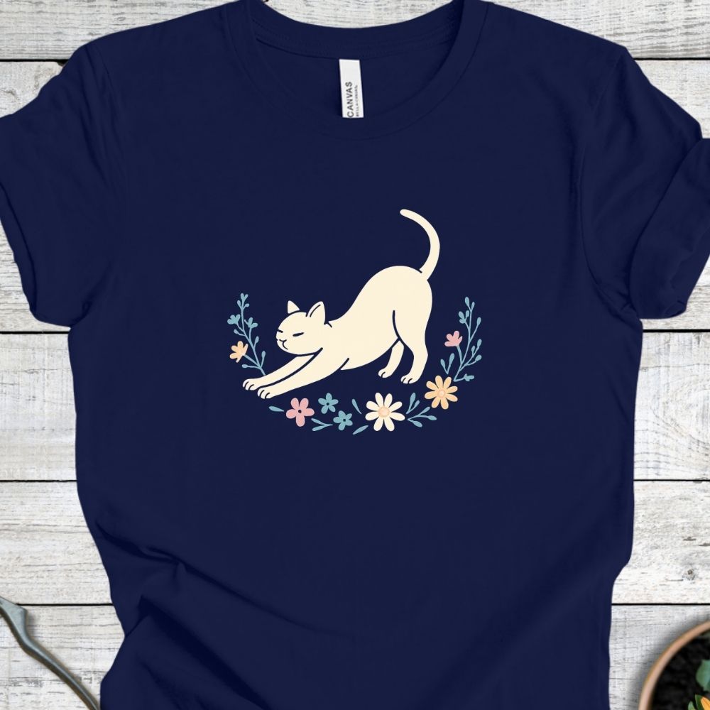 Printify T-Shirt Floral Stretch