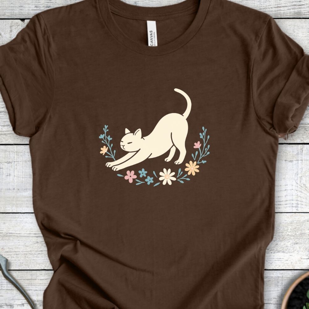 Printify T-Shirt Floral Stretch