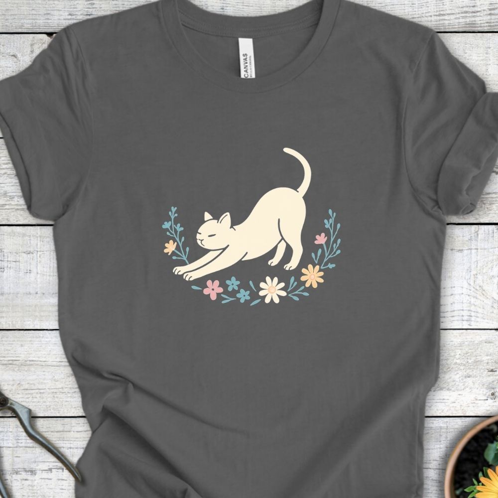 Printify T-Shirt Floral Stretch