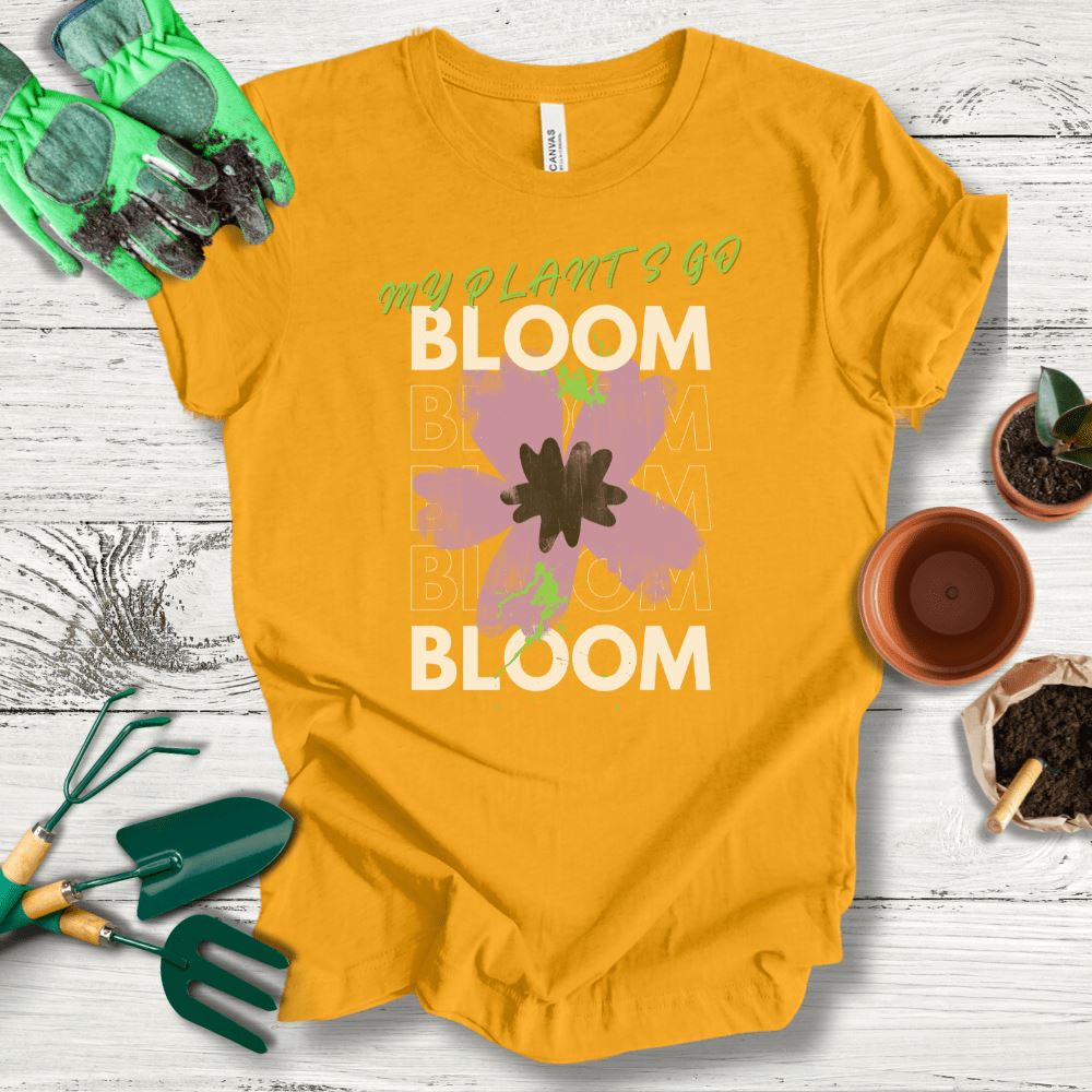 Printify T-Shirt Gold / S Bloom Bloom Bloom