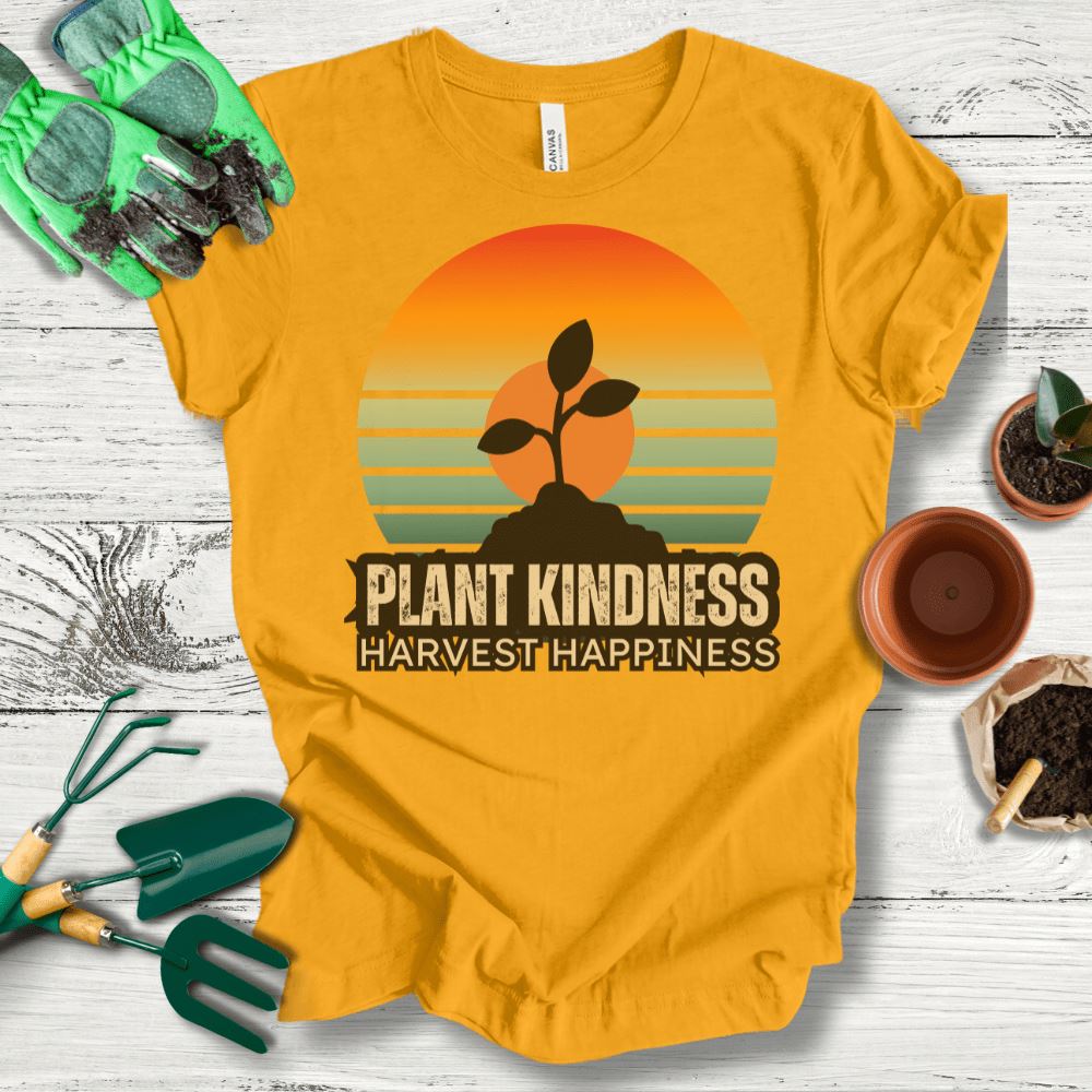 Printify T-Shirt Gold / S Plant Kindness