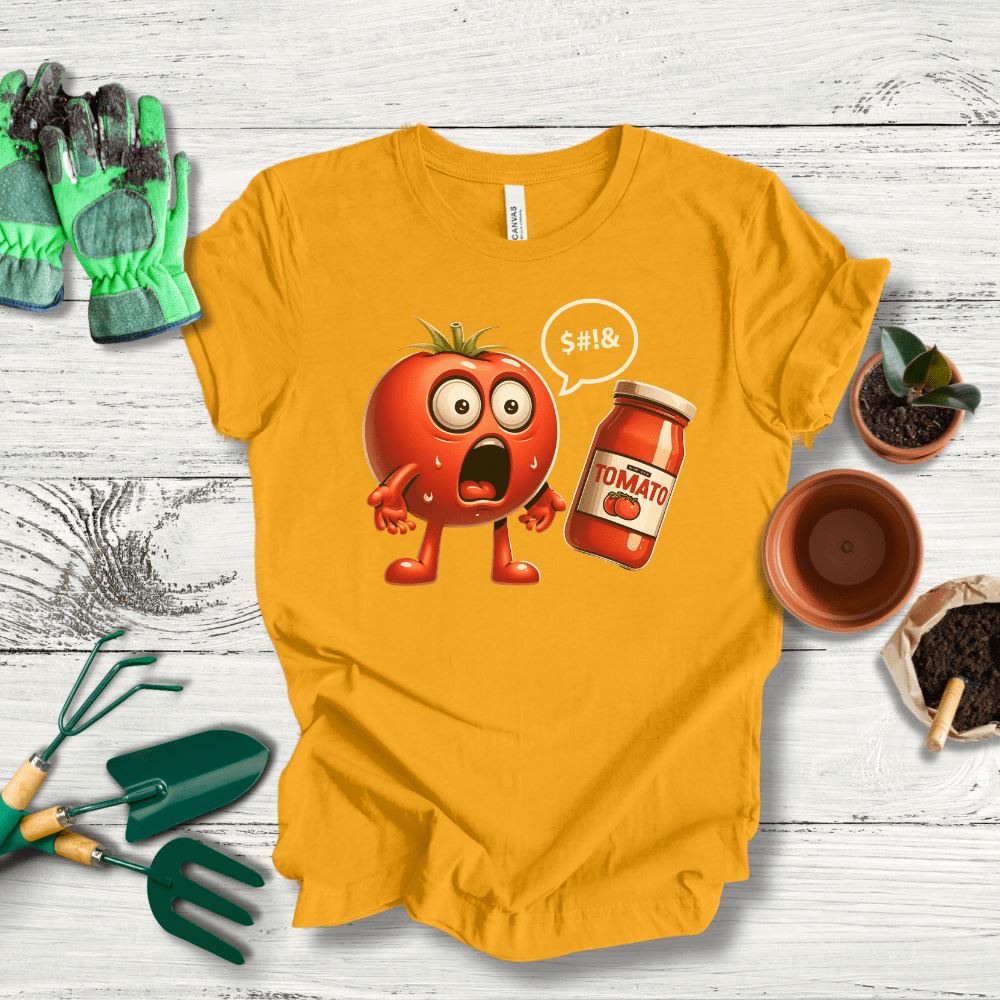 Printify T-Shirt Gold / S Tomato Shock T-Shirt