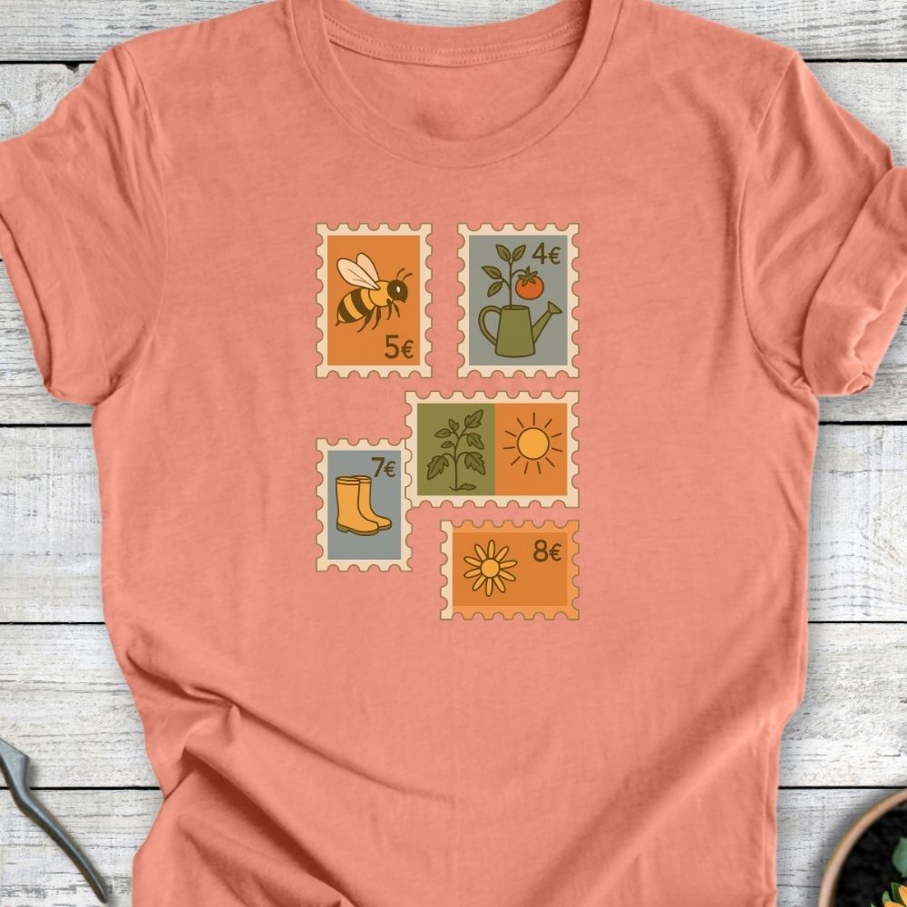 Printify T-Shirt Green Postage