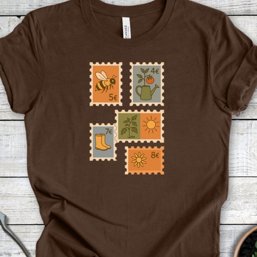 Printify T-Shirt Green Postage