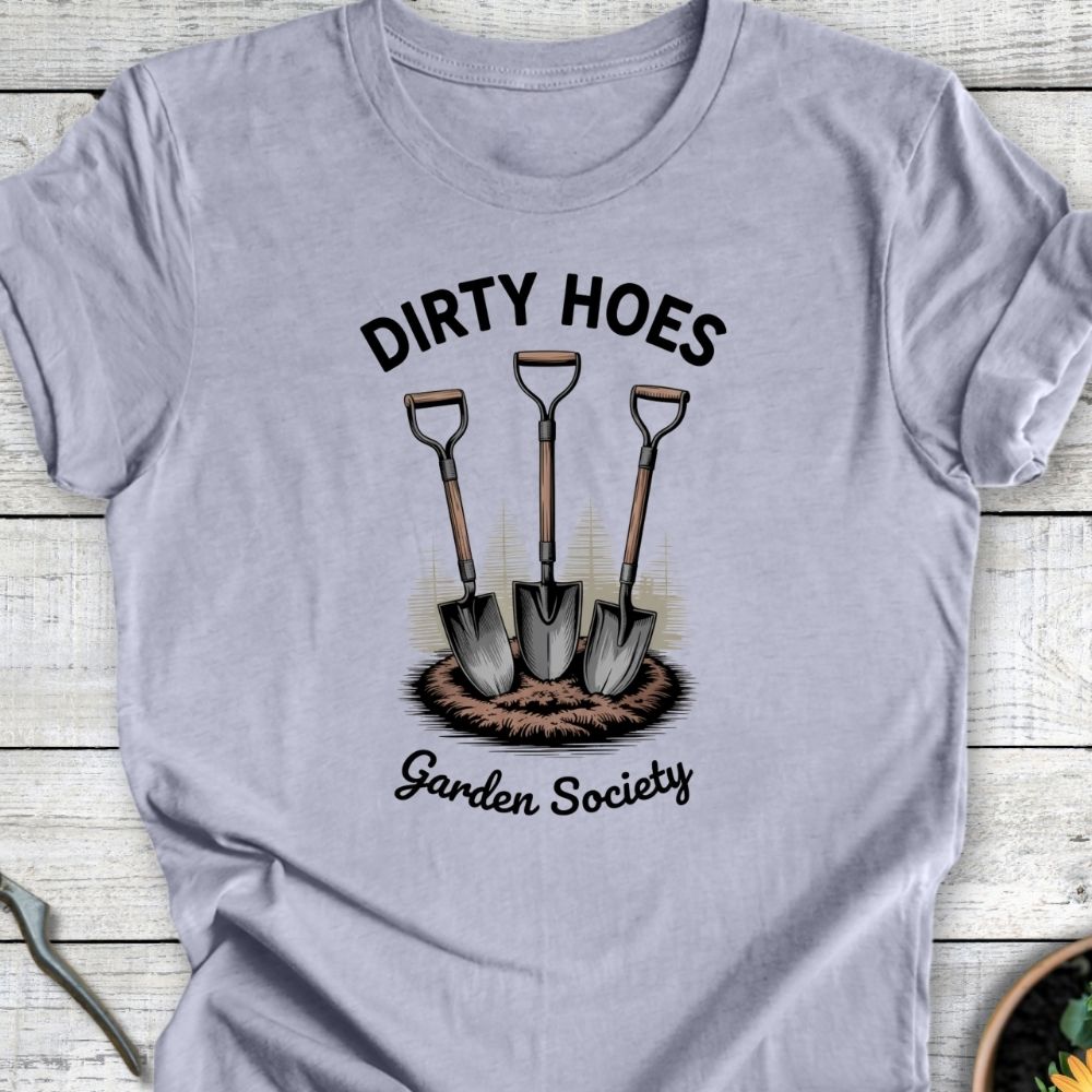 Printify T-Shirt Heather Blue / S Dirty Hoes