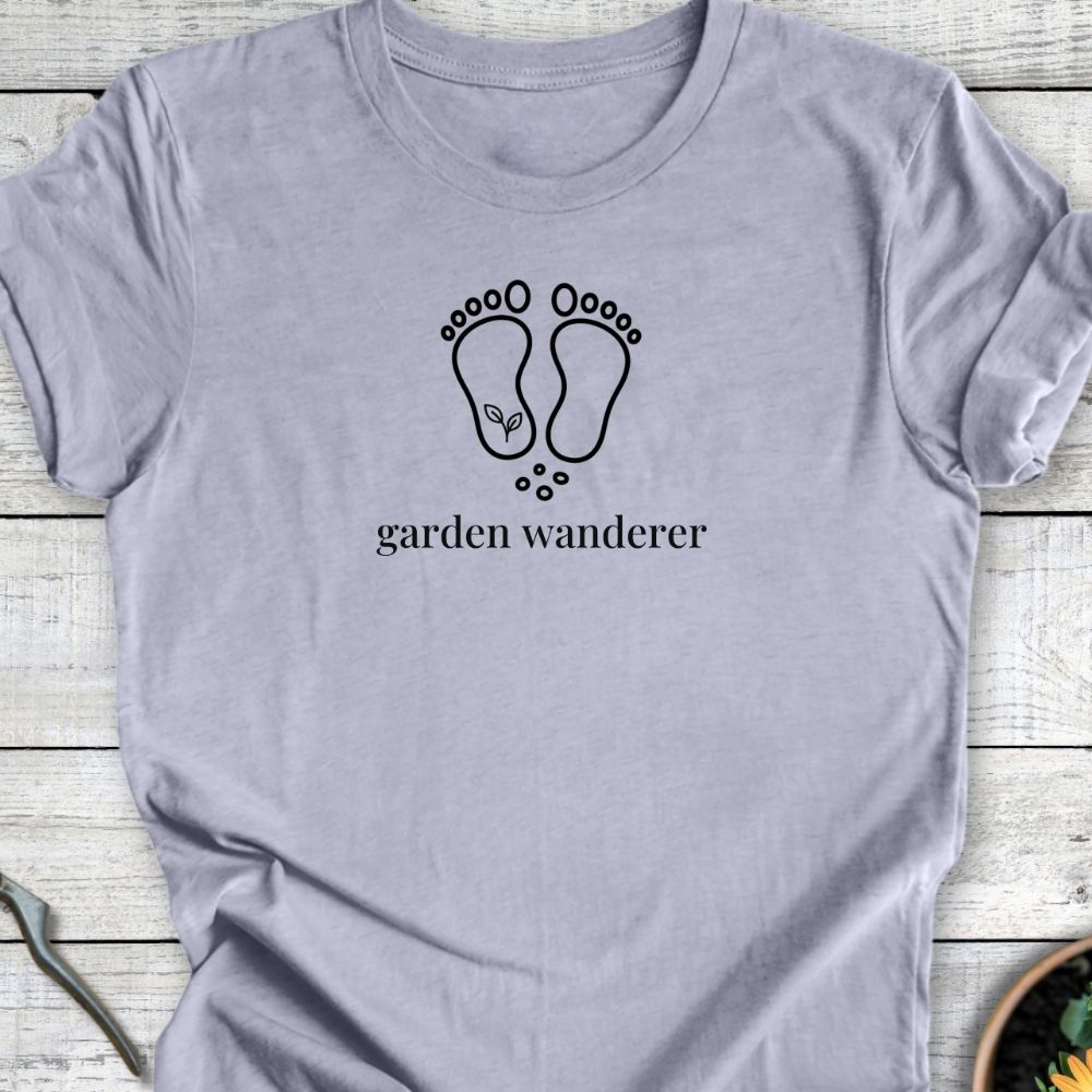 Printify T-Shirt Heather Blue / S garden wanderer T-Shirt