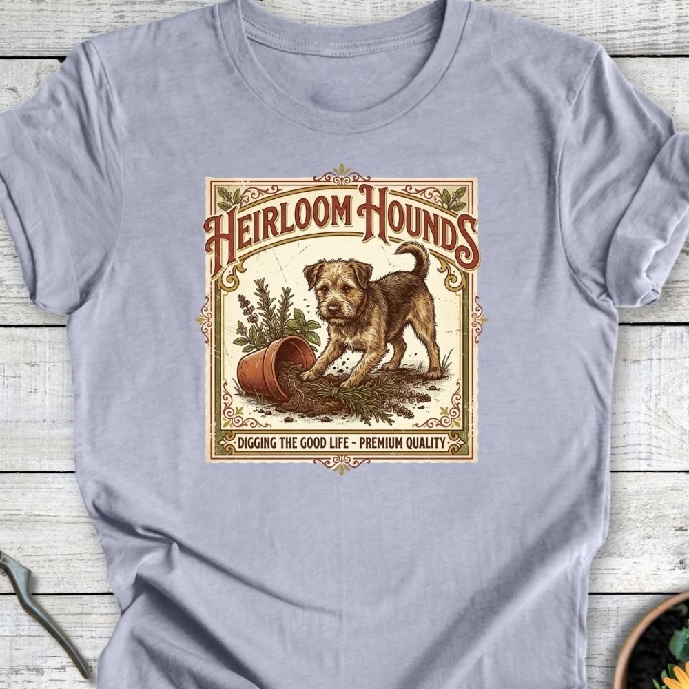 Printify T-Shirt Heather Blue / S Heirloom Hounds T-Shirt