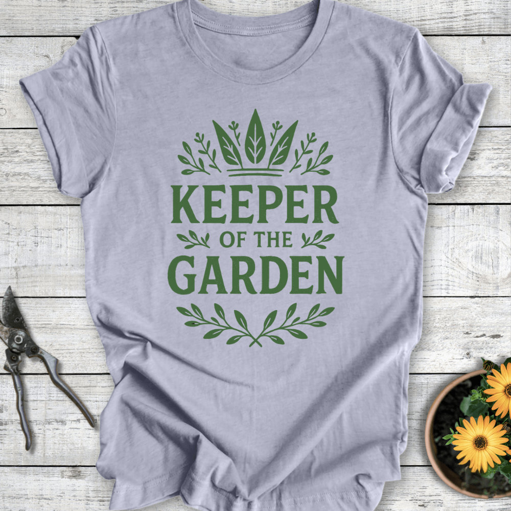 Printify T-Shirt Heather Blue / S Keeper of the Garden