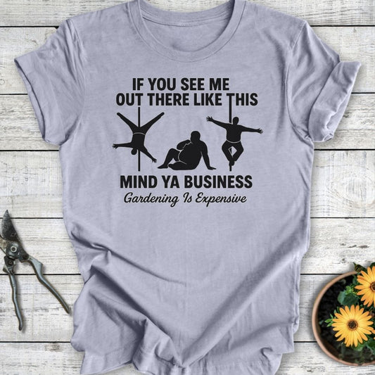 Printify T-Shirt Heather Blue / S Mind Ya Business
