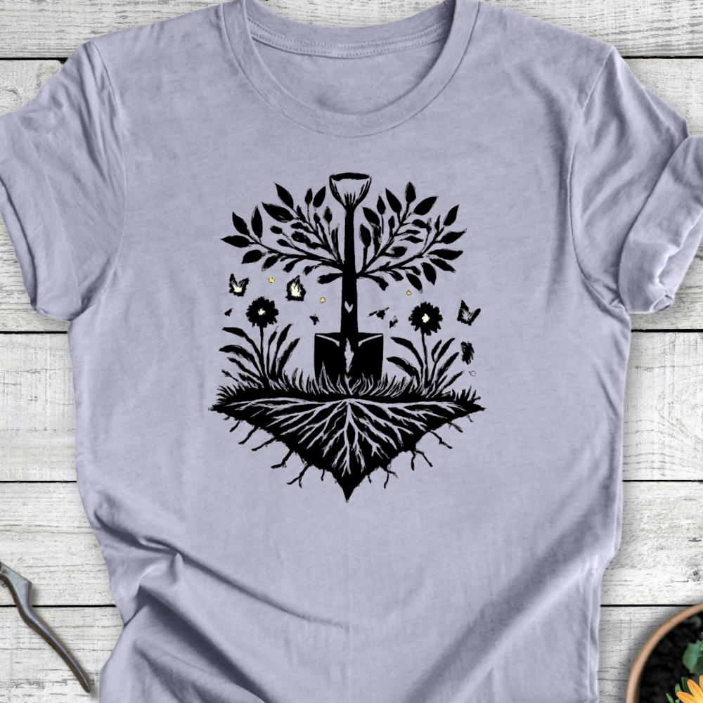 Printify T-Shirt Heather Blue / S Rooted in Growth