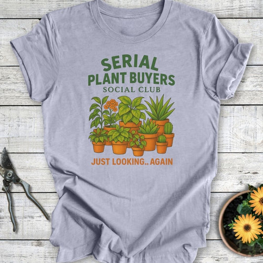 Printify T-Shirt Heather Blue / S Serial Plant Buyers