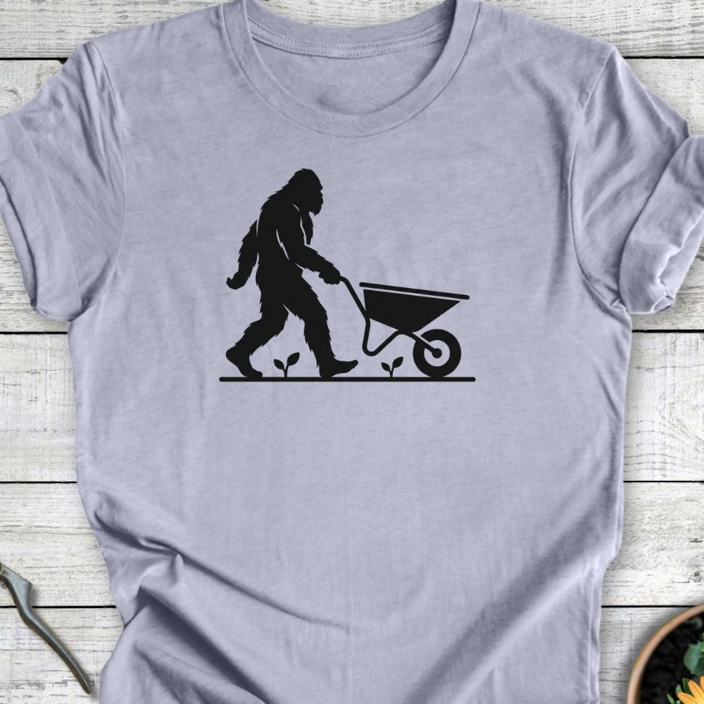 Printify T-Shirt Heather Blue / S Squatch Gardener II T-Shirt