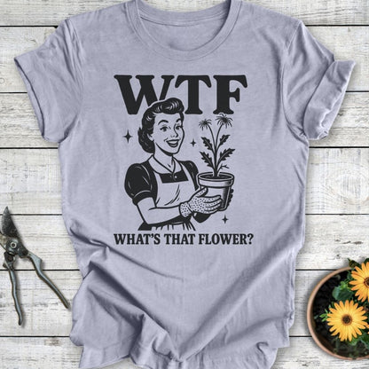Printify T-Shirt Heather Blue / S What's that flower?