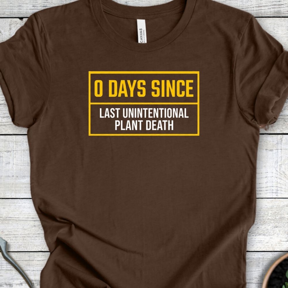 Printify T-Shirt Heather Brown / S 0 Days T-Shirt