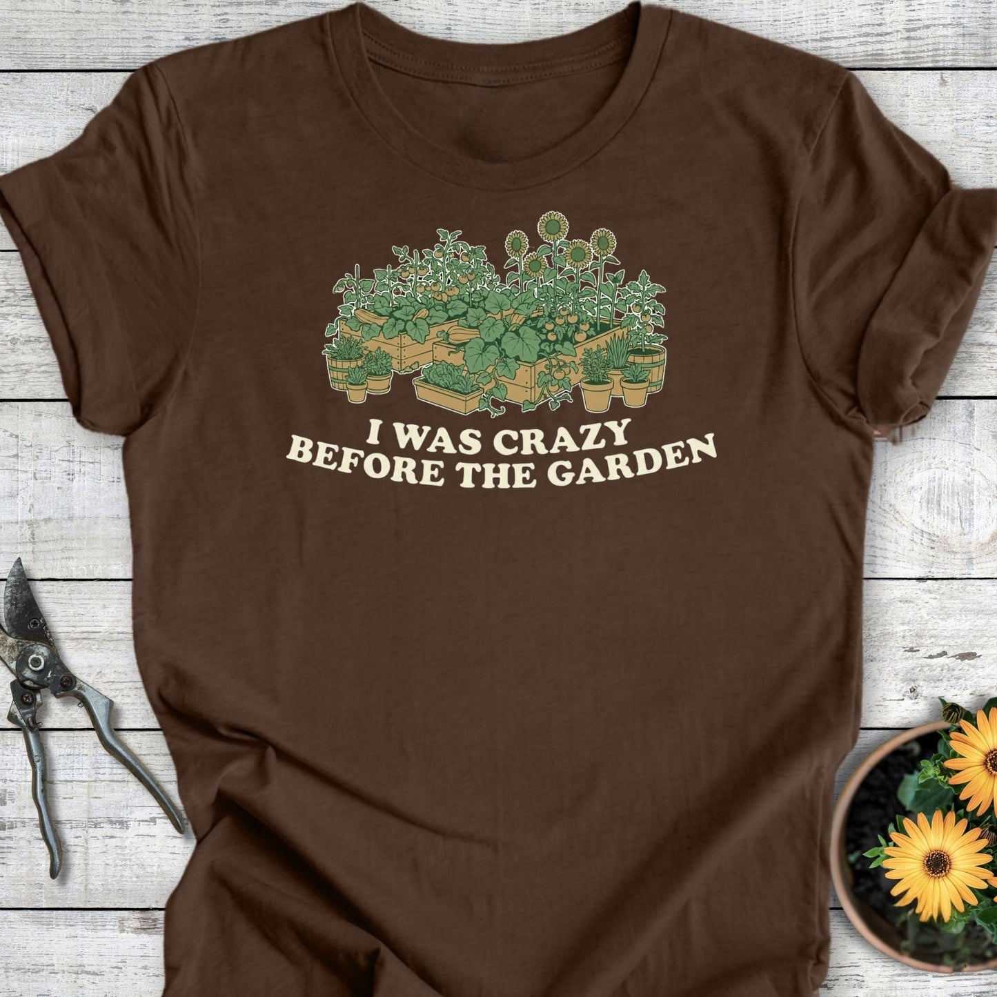 Printify T-Shirt Heather Brown / S Before the Garden T-Shirt
