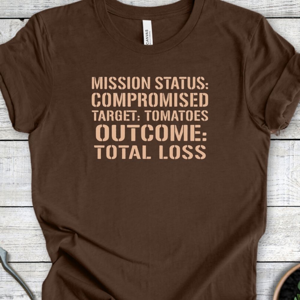 Printify T-Shirt Heather Brown / S Compromised T-Shirt