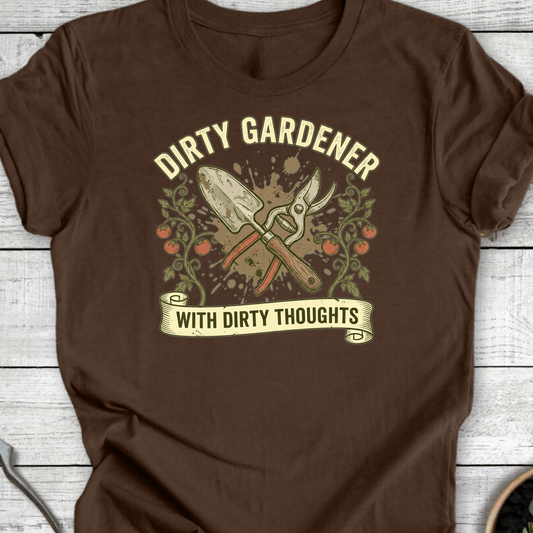 Printify T-Shirt Heather Brown / S Dirty Gardener T-Shirt