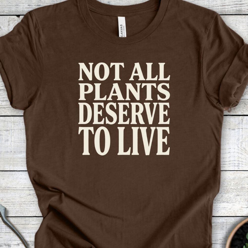 Printify T-Shirt Heather Brown / S Don't Deserve It T-Shirt