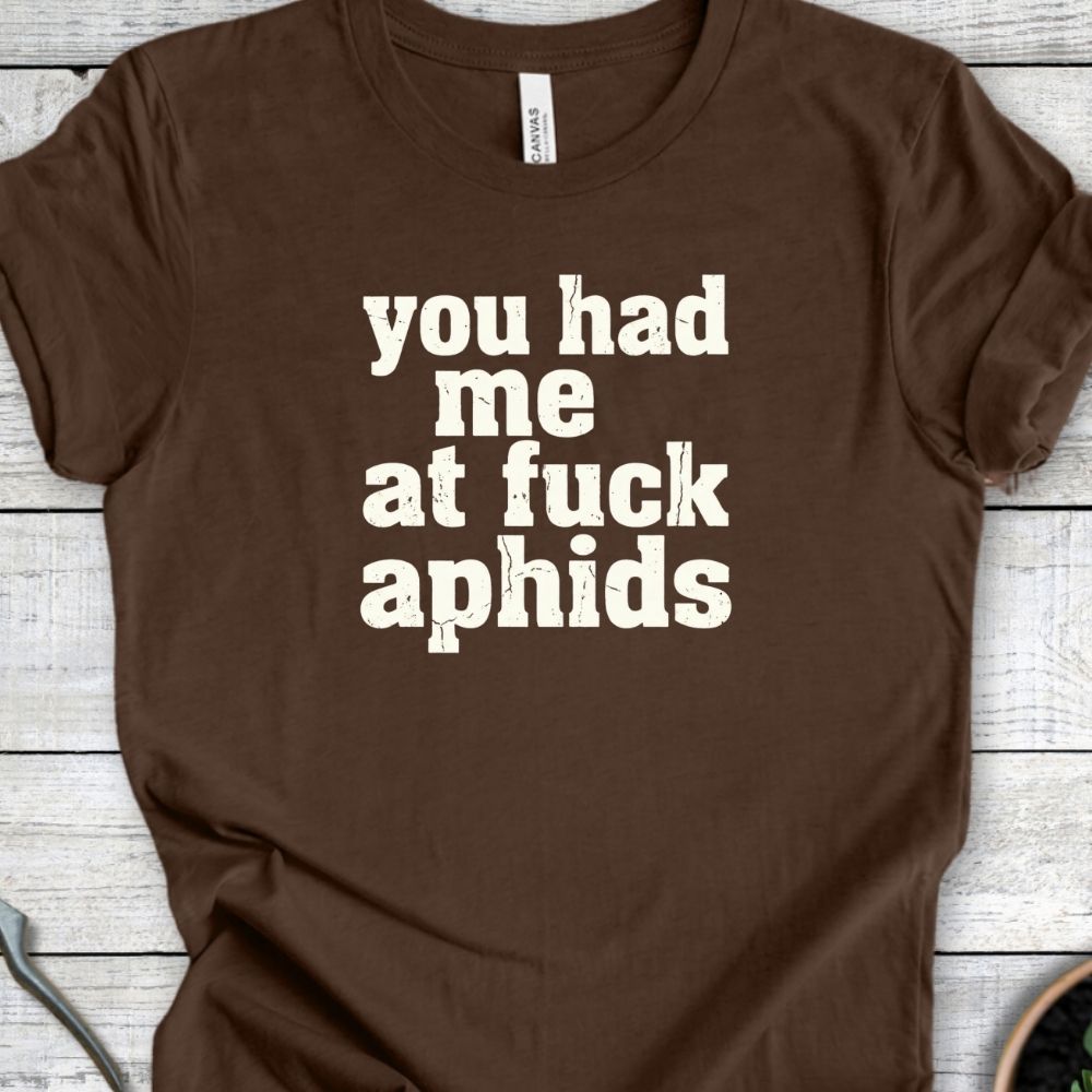 Printify T-Shirt Heather Brown / S F*ck Aphids T-Shirt