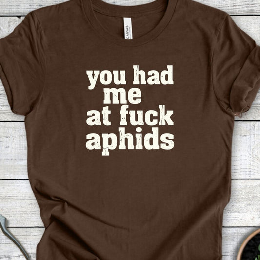 Printify T-Shirt Heather Brown / S F*ck Aphids T-Shirt