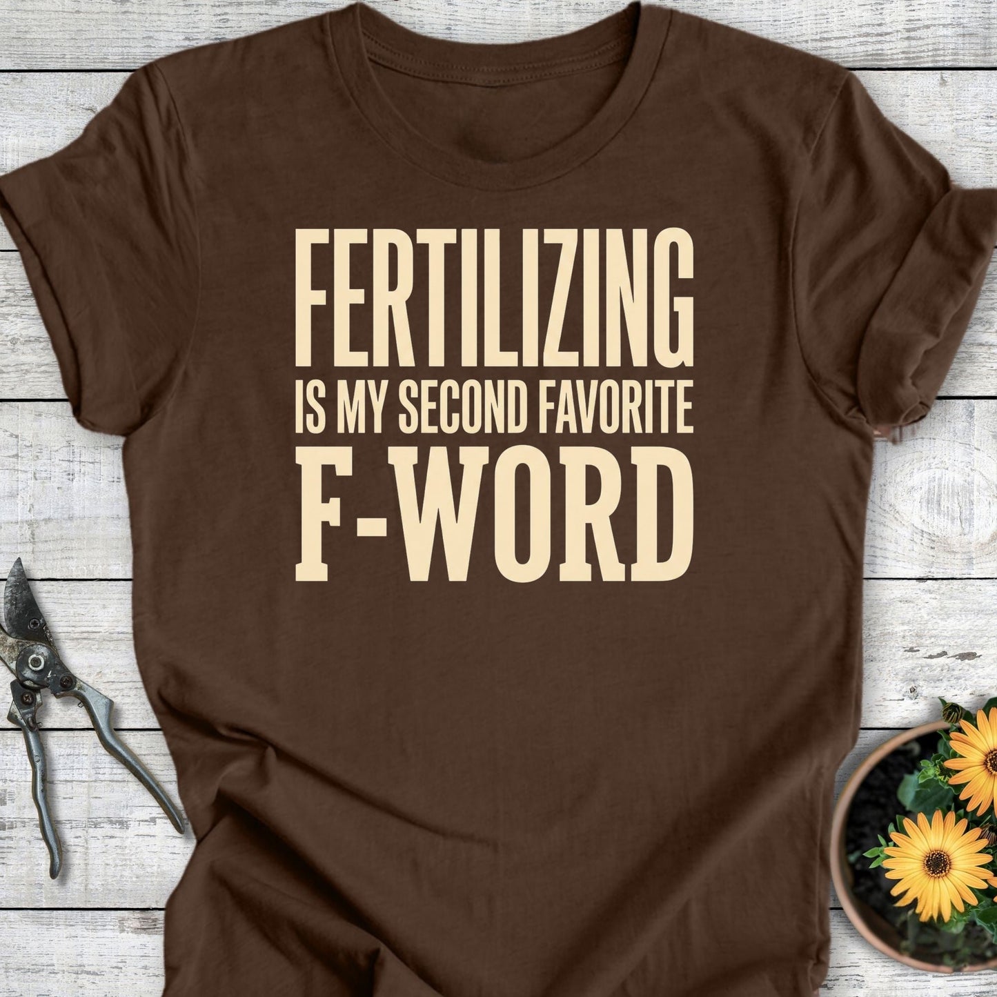 Printify T-Shirt Heather Brown / S Favorite F-Word T-Shirt