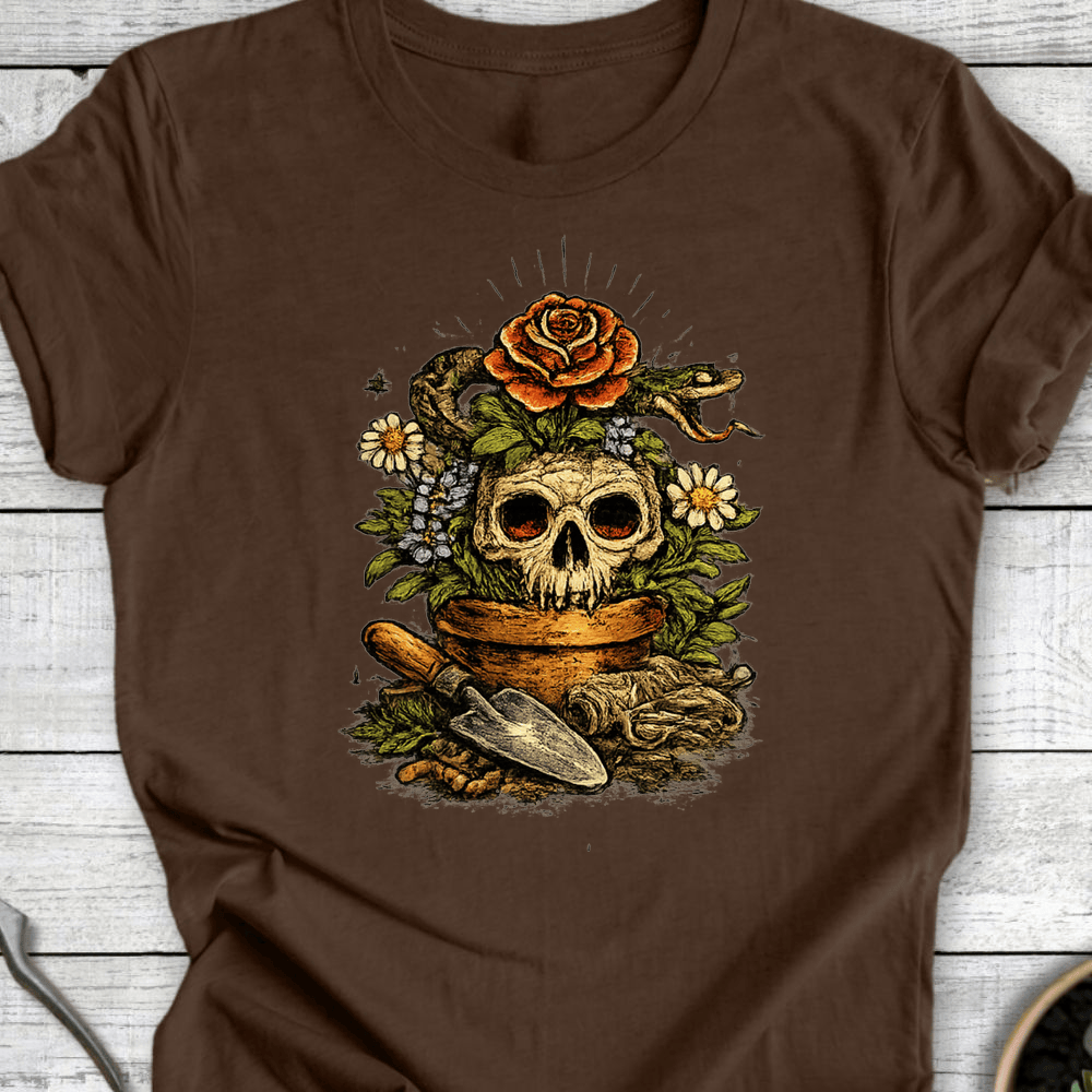 Printify T-Shirt Heather Brown / S From Soil We Grow T-Shirt