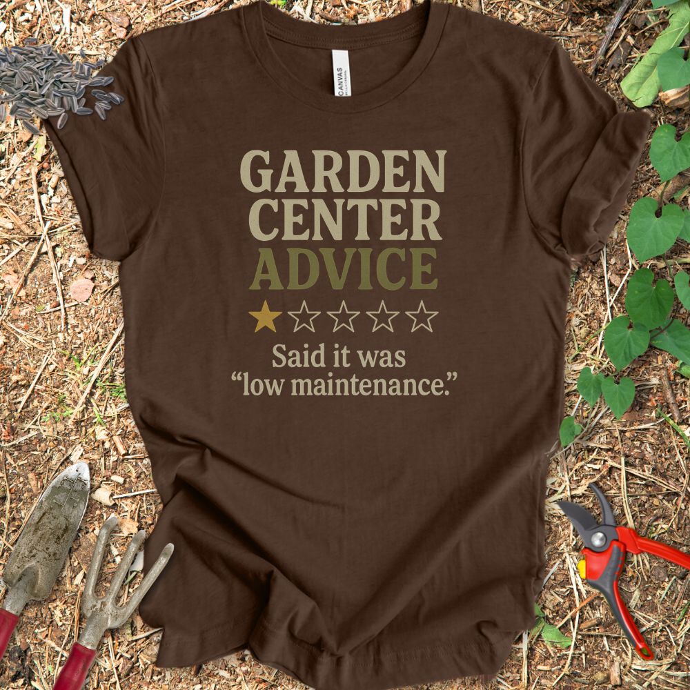 Printify T-Shirt Heather Brown / S Garden Center Advice