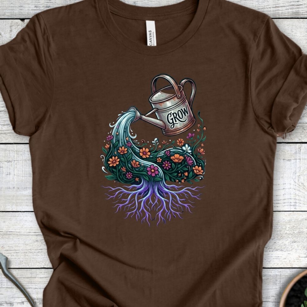 Printify T-Shirt Heather Brown / S Growth Symbolism T-Shirt