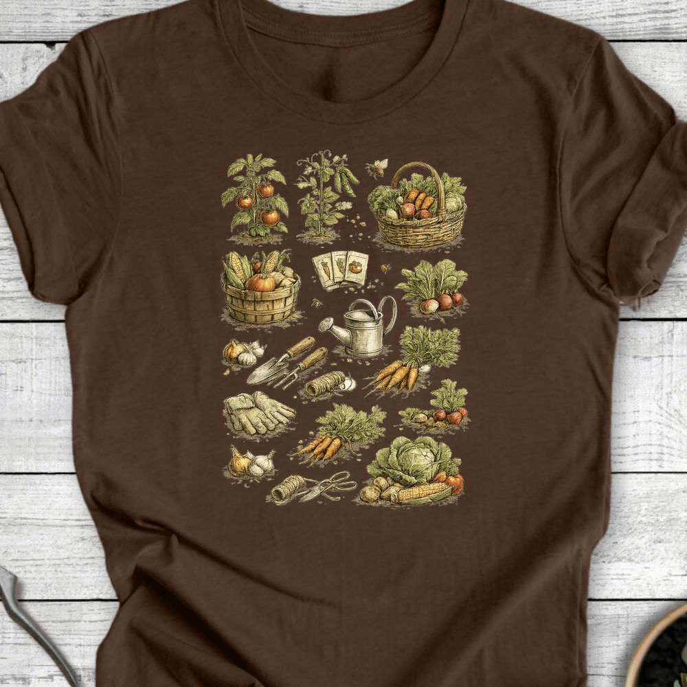 Printify T-Shirt Heather Brown / S Harvest & Habit T-Shirt