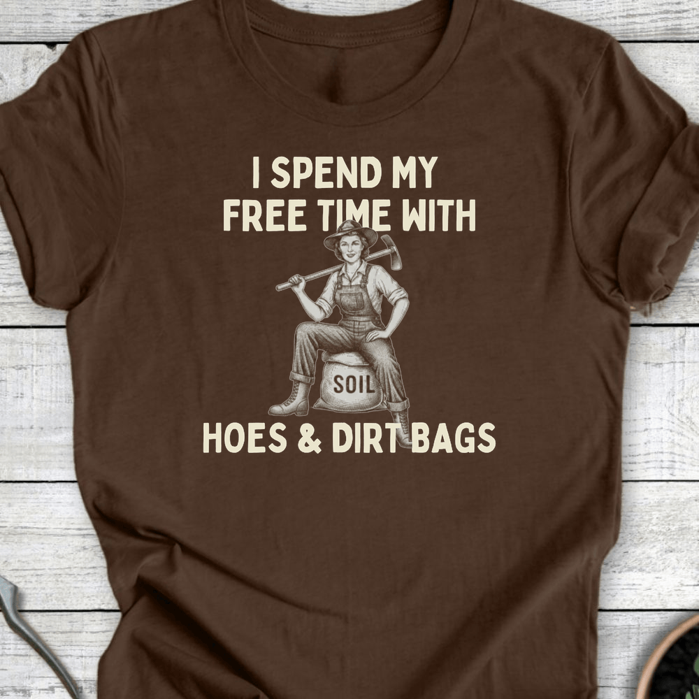 Printify T-Shirt Heather Brown / S Hoes & Dirt Bags II T-Shirt