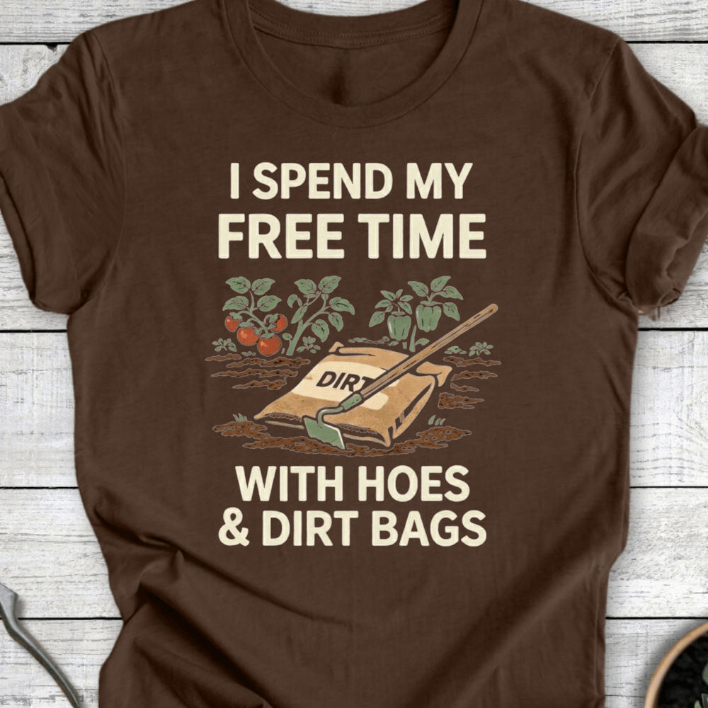 Printify T-Shirt Heather Brown / S Hoes & Dirt Bags III T-Shirt