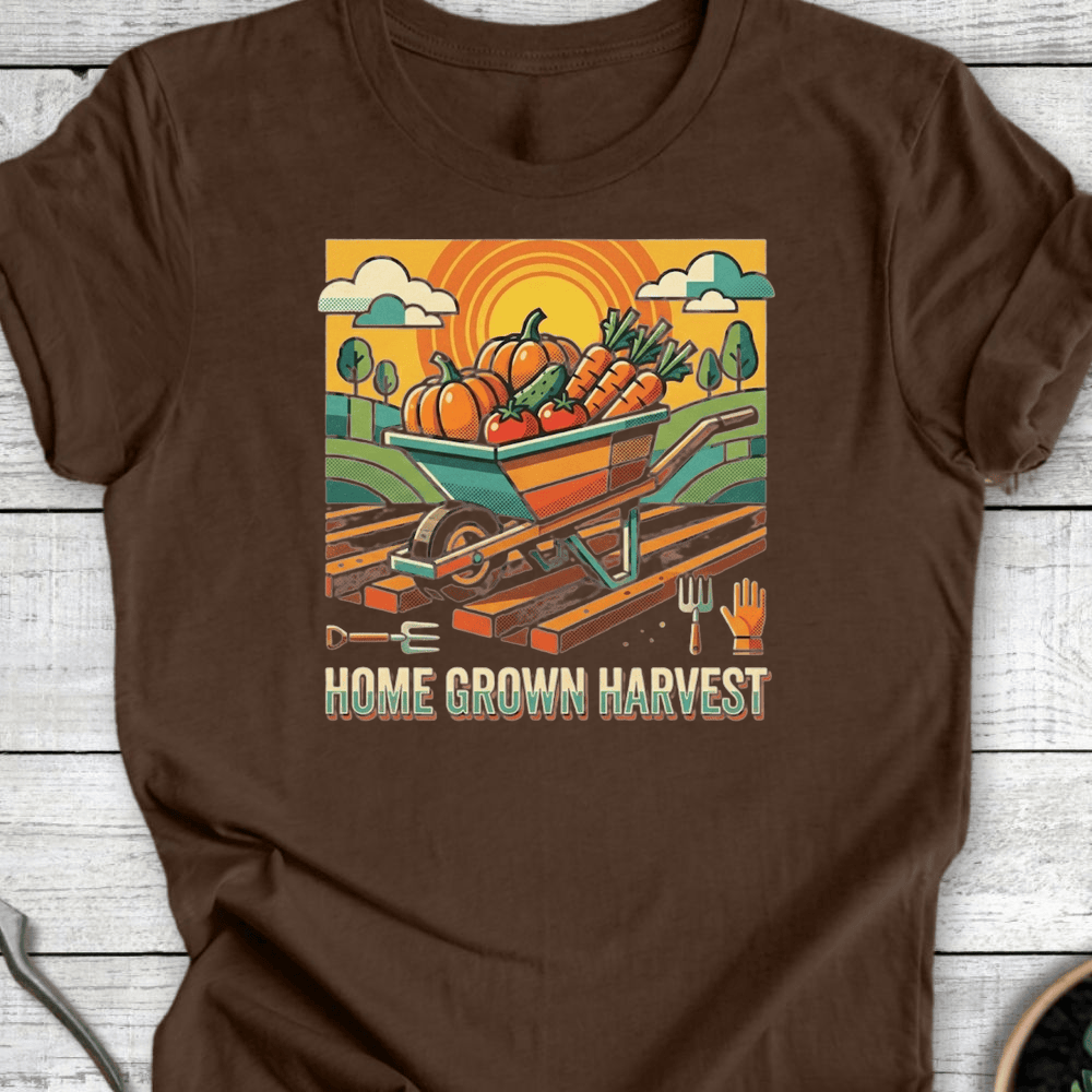Printify T-Shirt Heather Brown / S Home Grown Harvest T-Shirt
