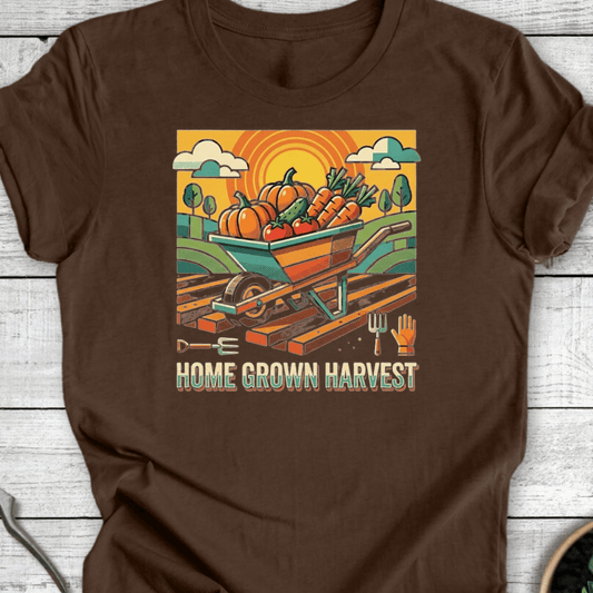Printify T-Shirt Heather Brown / S Home Grown Harvest T-Shirt