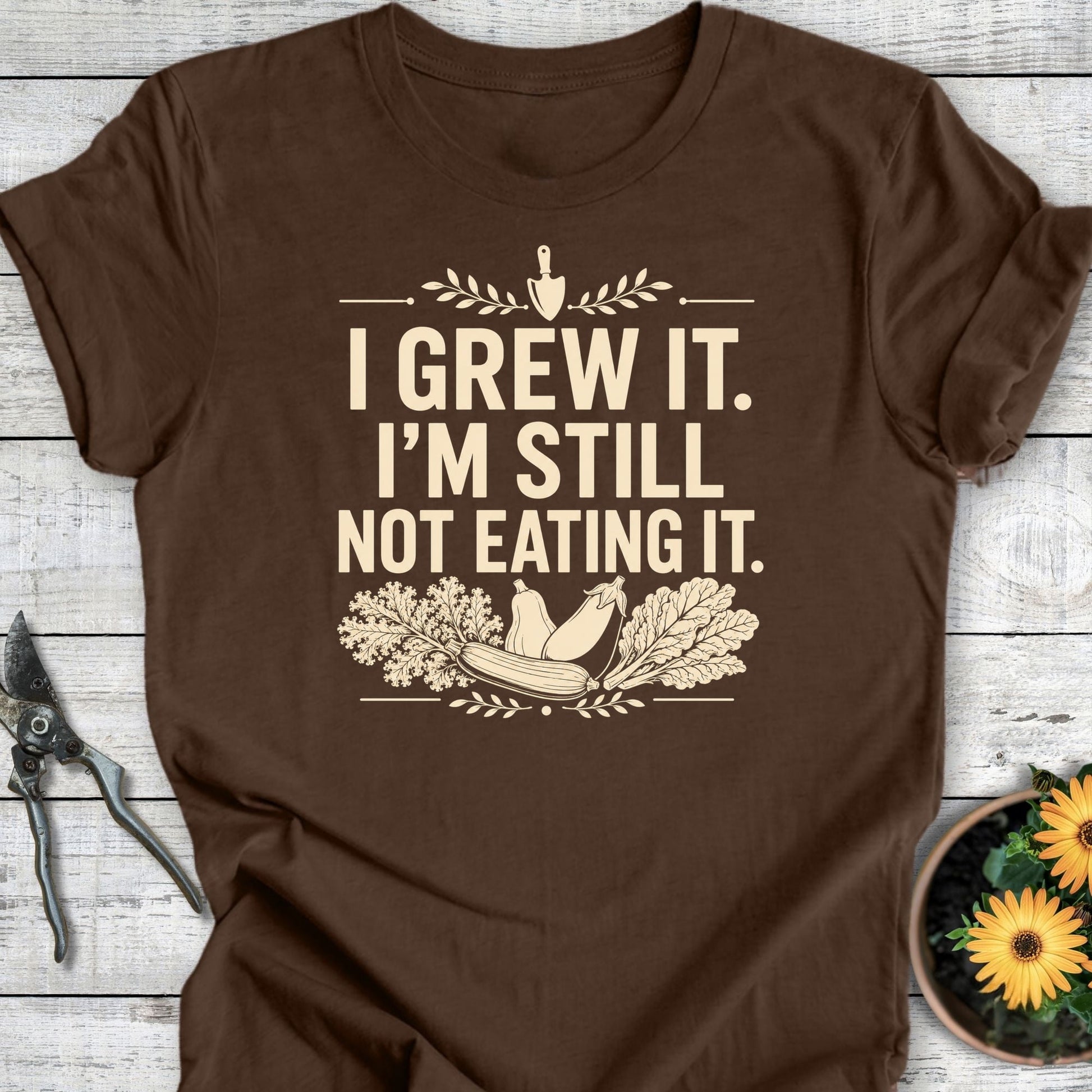 Printify T-Shirt Heather Brown / S I Grew It T-Shirt