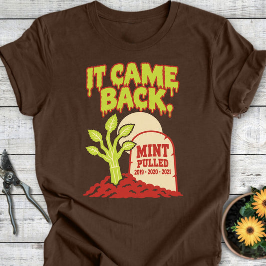 Printify T-Shirt Heather Brown / S It Came Back T-Shirt