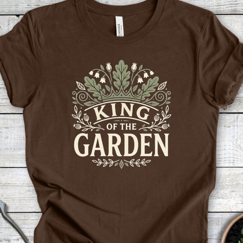 Printify T-Shirt Heather Brown / S King of the Garden T-Shirt