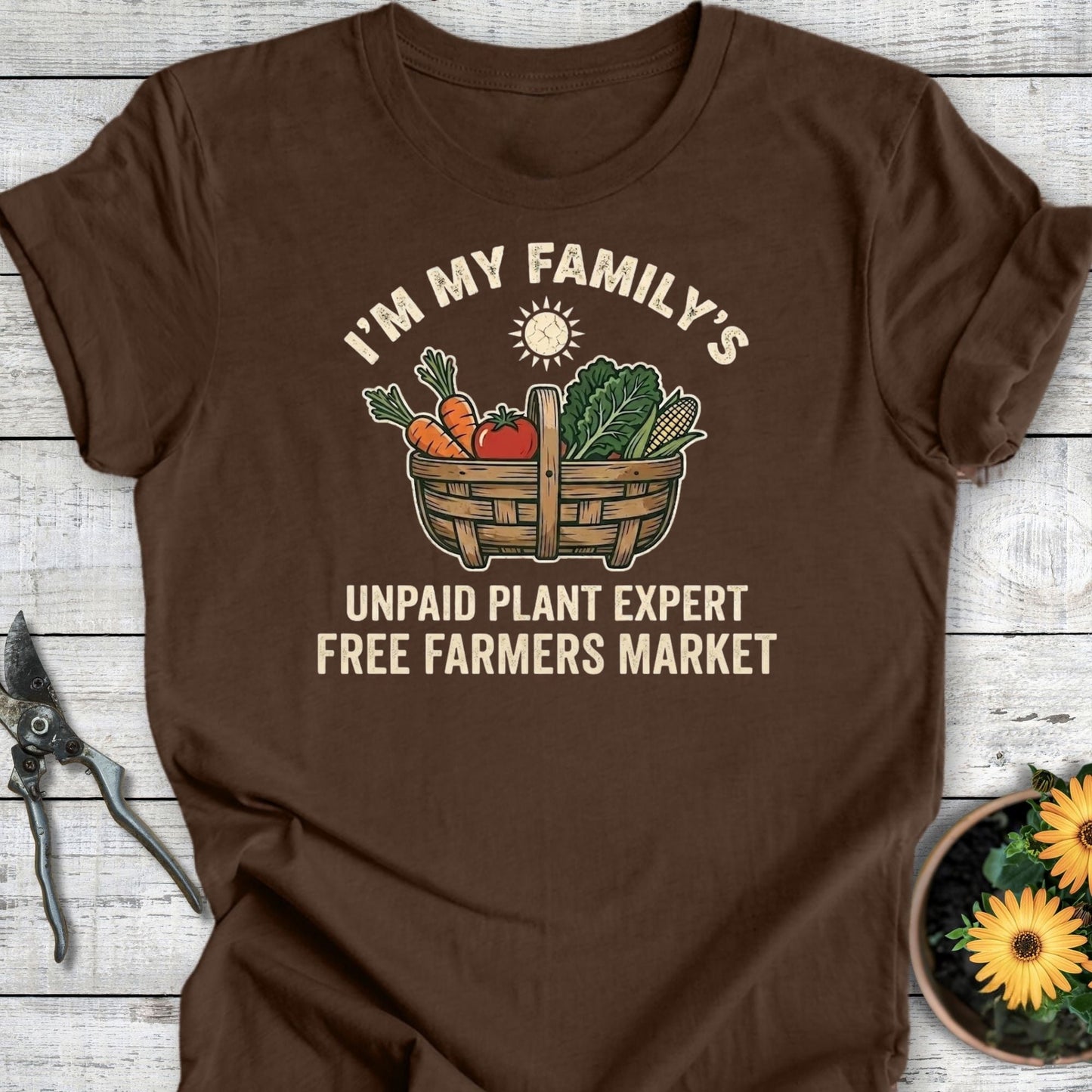 Printify T-Shirt Heather Brown / S My Family's T-Shirt