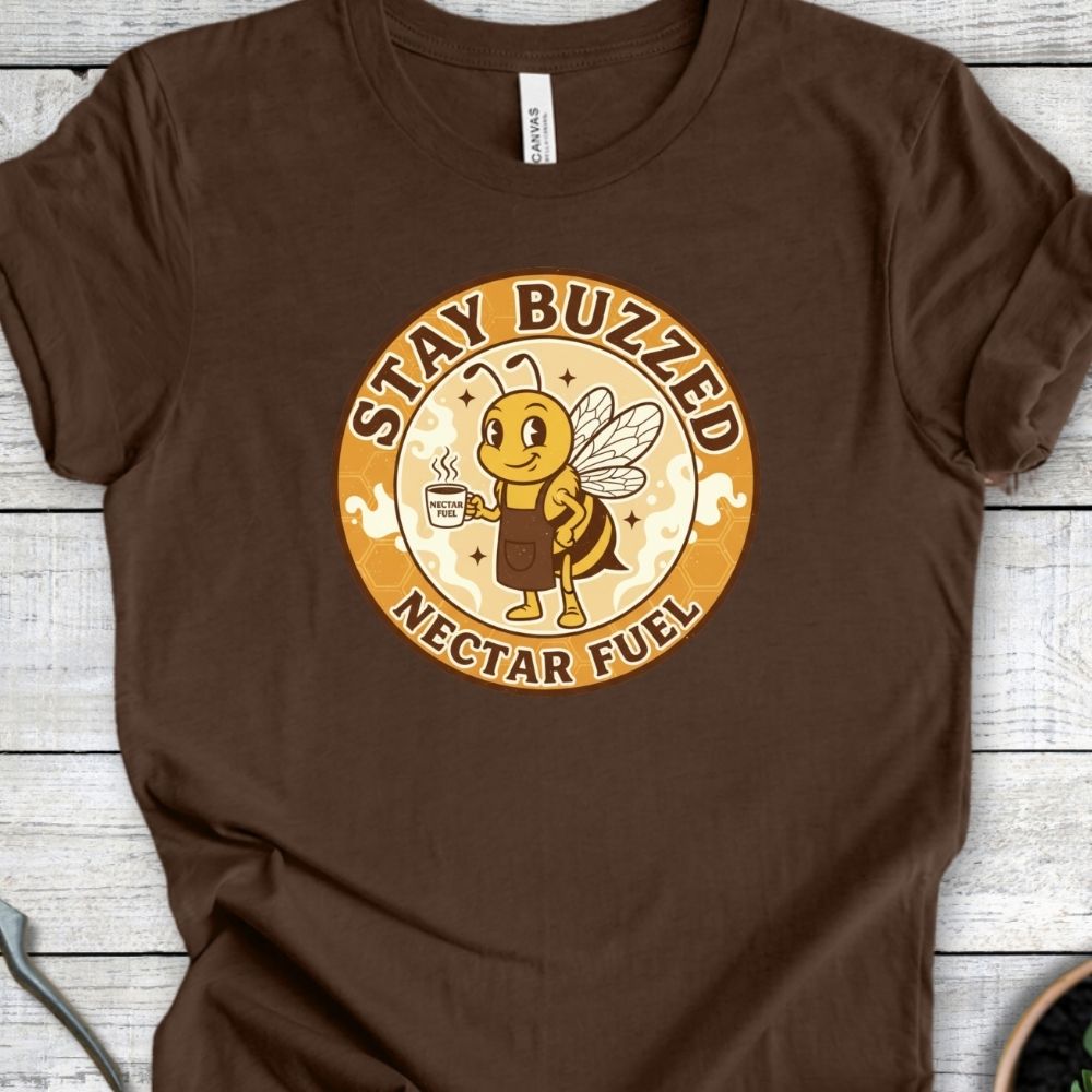 Printify T-Shirt Heather Brown / S Nectar Fuel
