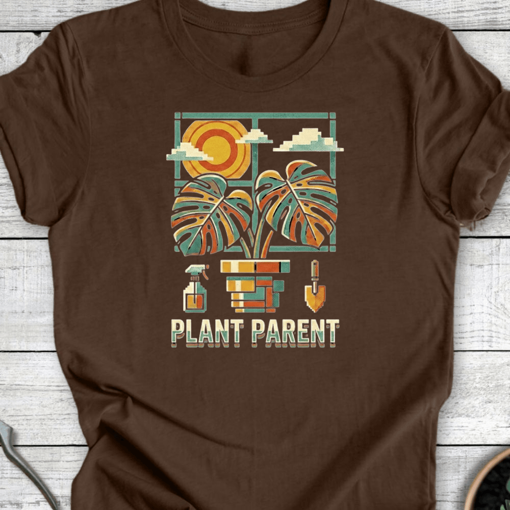 Printify T-Shirt Heather Brown / S Plant Parent T-Shirt