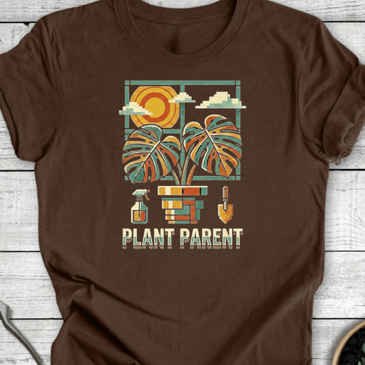 Printify T-Shirt Heather Brown / S Plant Parent T-Shirt