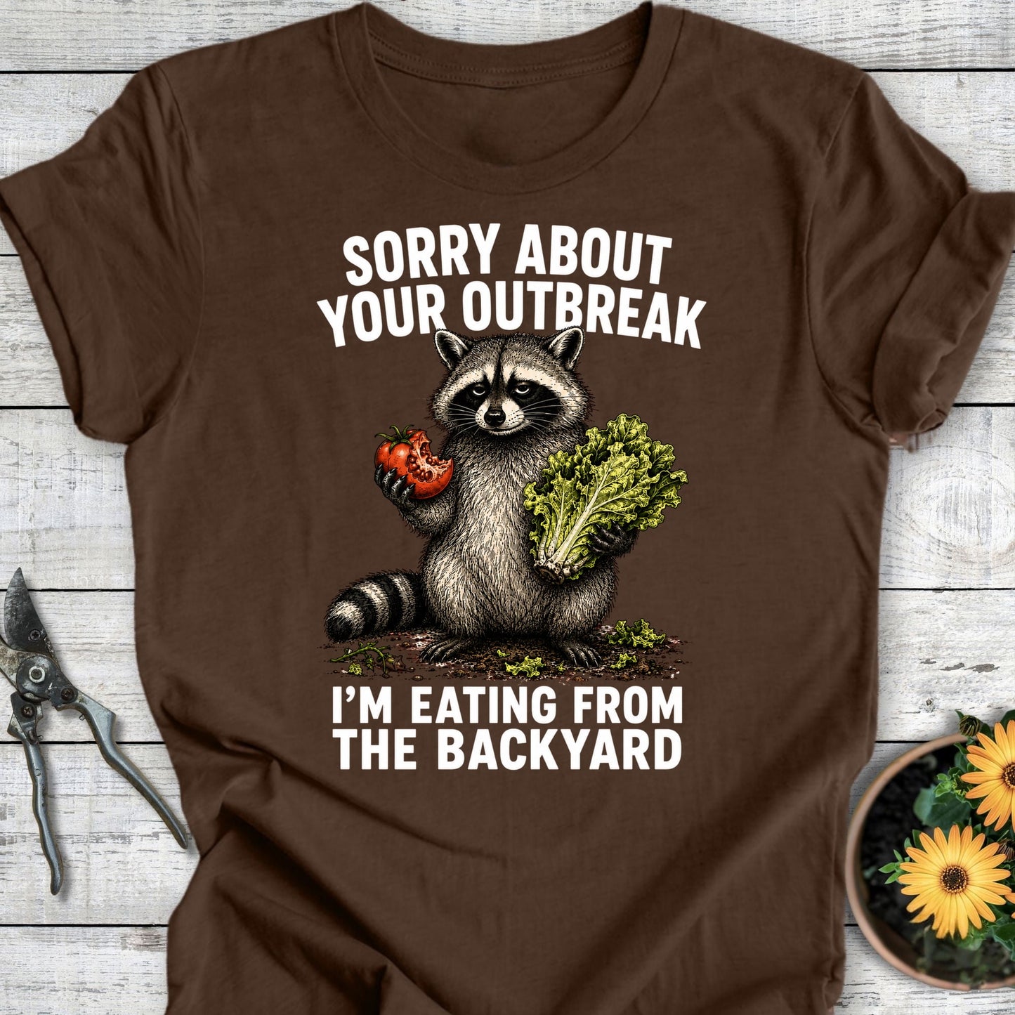 Printify T-Shirt Heather Brown / S Sorry II T-Shirt